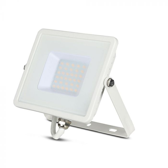 30W LED Floodlight SMD SAMSUNG Chip Slim White Body Natural White