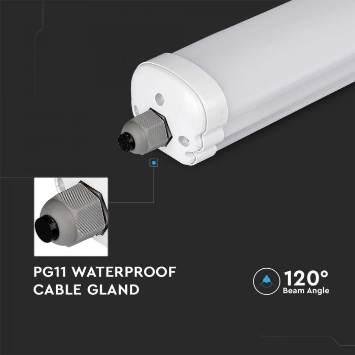 LED TUBE G-SERIES ECONOMICAL LAMP 48W DL 5760lm 5FT 120° IP65