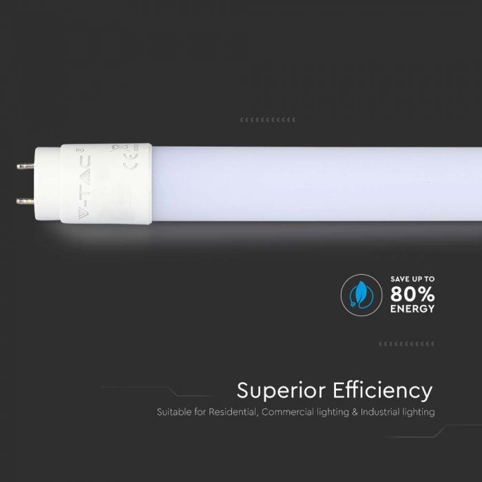 LED T8 TUBE 18W CW 1850lm 4FT 160° FROSTED SAMSUNG CHIP
