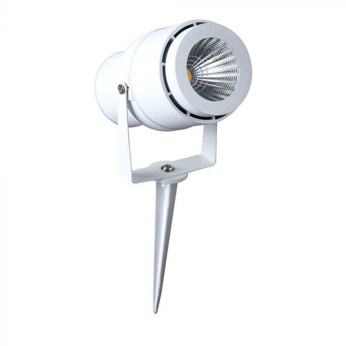 LED GARDEN SPIKE ALUMINIUM 12W WW 920lm 73X255 WHITE IP65