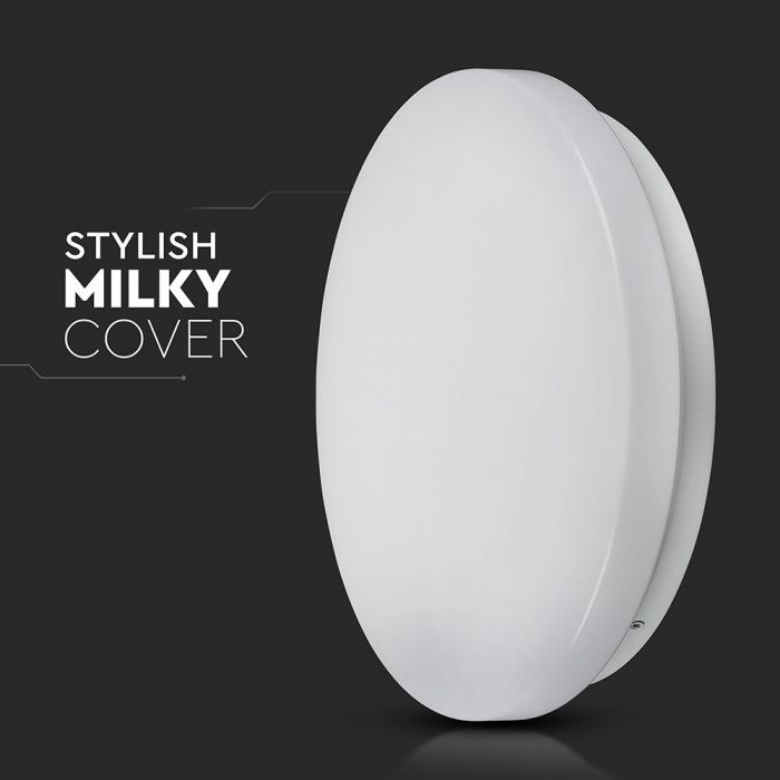 LED DOME LIGHT CCT CHANGING SWITCH 18W 1800lm 360° 310X55 MILKY