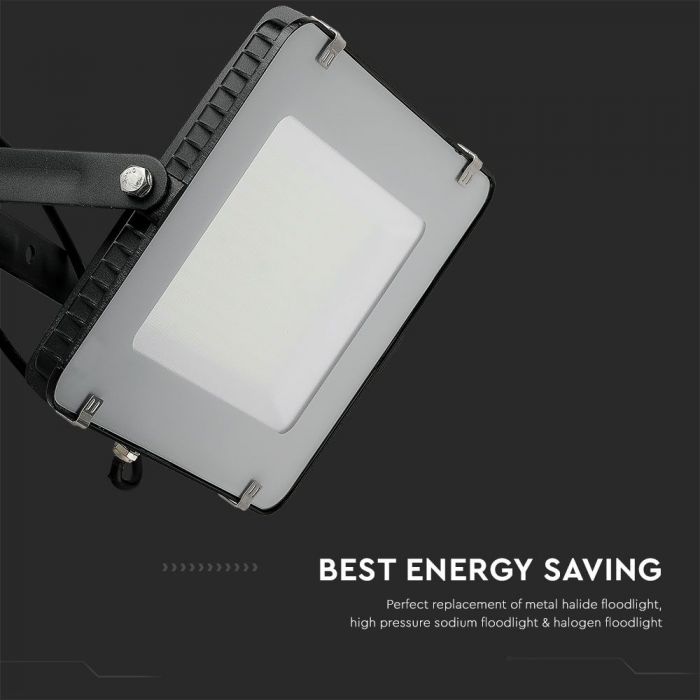 LED FLOOD SLIM 150W DL 100° 17300Lm (115lm/W) IP65 BLACK SAMSUNG CHIP