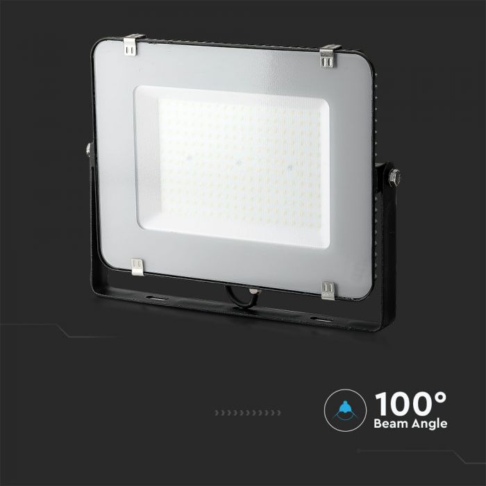 LED FLOOD SLIM 150W DL 100° 17300Lm (115lm/W) IP65 BLACK SAMSUNG CHIP