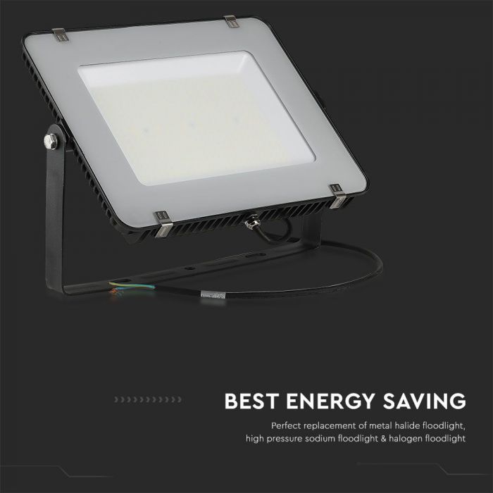 LED FLOOD SLIM 200W DL 100° 23000lm (115lm/W) IP65 BLACK SAMSUNG CHIP