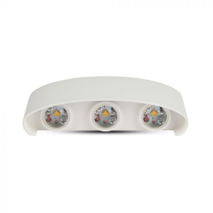 LED WALL LIGHT ALUMINIUM 5W WW 630Lm 150° 170X40X80 SAND WHITE IP65