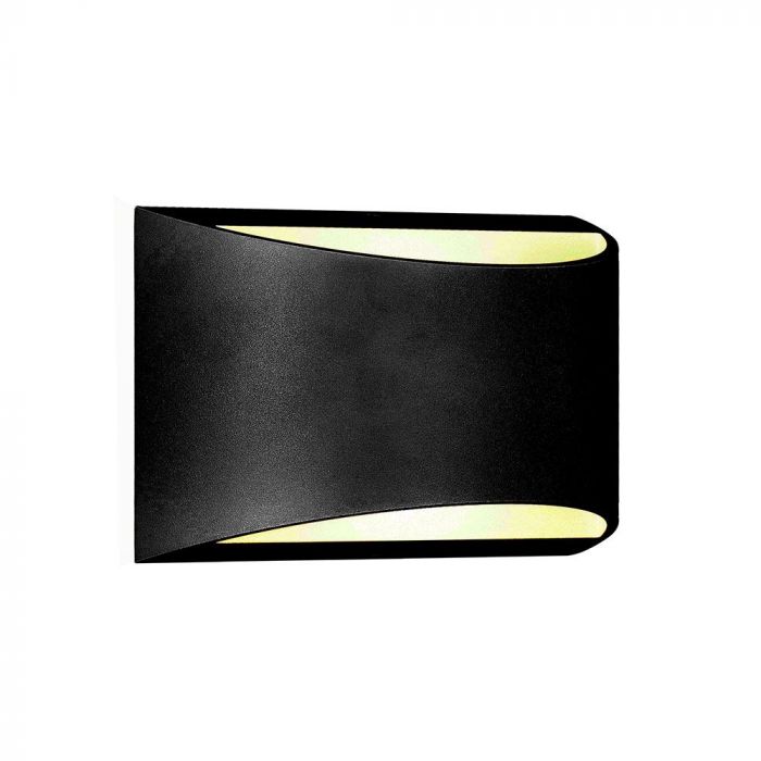 LED WALL LIGHT BLACK 9W DL 1280lm 120° ALUMINIUM IP54