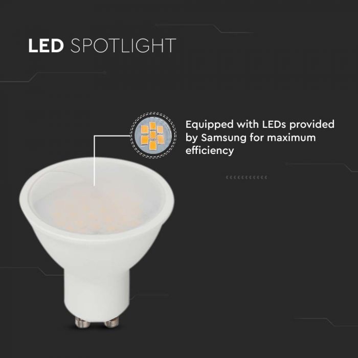LED GU10 LAMP 10W DL 1000lm 100° 50x57 WITH SAMSUNG CHIP