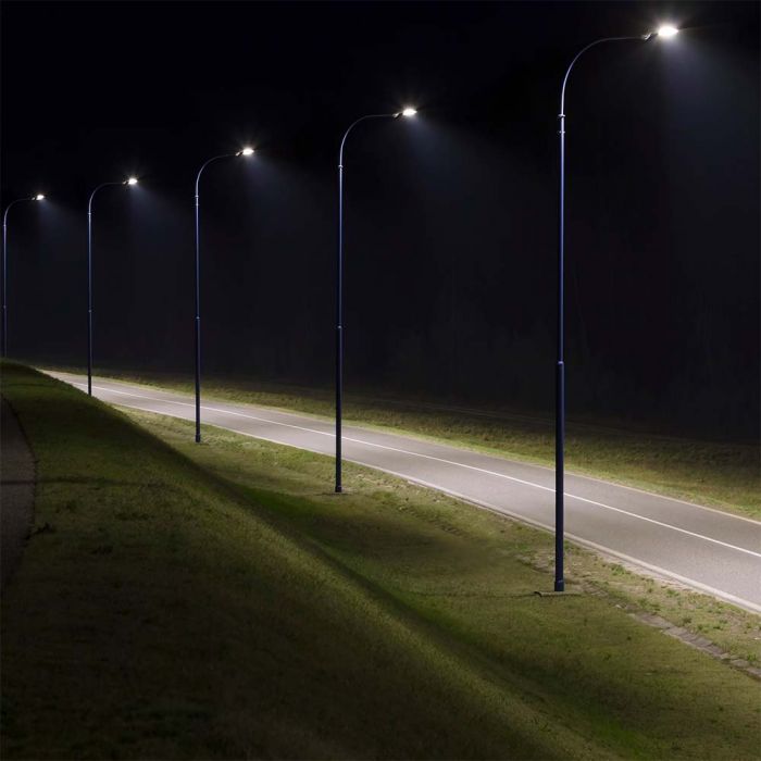 LED STREET LIGHT SAMSUNG CHIP100W DL 13500lm 120° GREY 535X260X64 IP65
