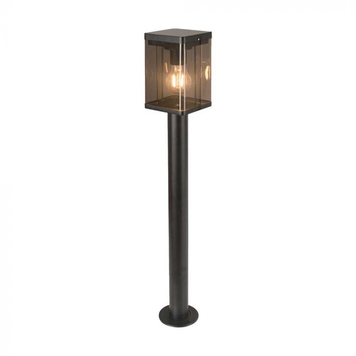 LED SOLAR BOLLARD LAMP E27 WITH MICROWAVE SENSOR 2.5W WW 150lm IP44
