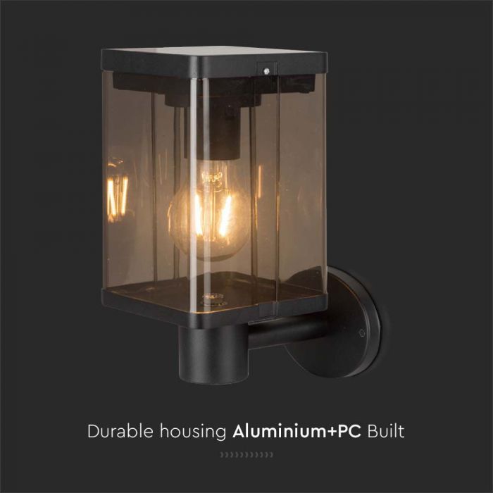LED SOLAR WALL LAMP E27 WITH MICROWAVE SENSOR 2.5W WW 150lm