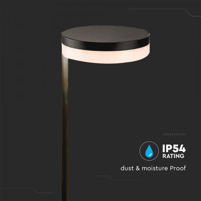 LED SOLAR BOLLARD LAMP 2W WW 120lm IP44