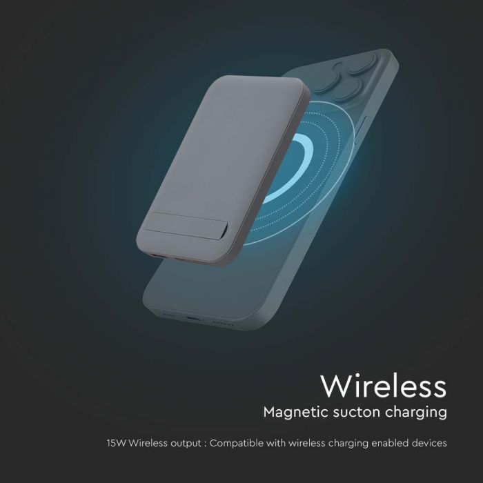 POWER BANK 10000mAh/37wh 3.7v USB & TYPE-C OUTPUT WHITE