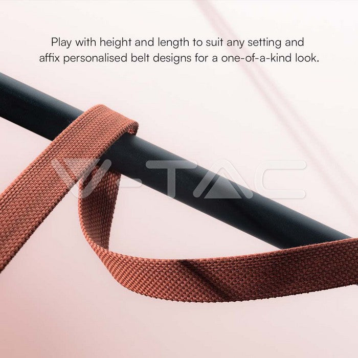 TRACK FABRIC BELT 10M/ROLL BEGONIA RED BODY