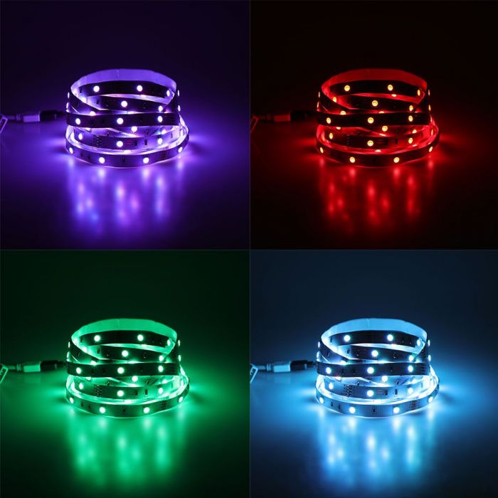 LED MAGIC STRIP RGB 13W/M 60 LEDS/M 24V - SET 5M IP65
