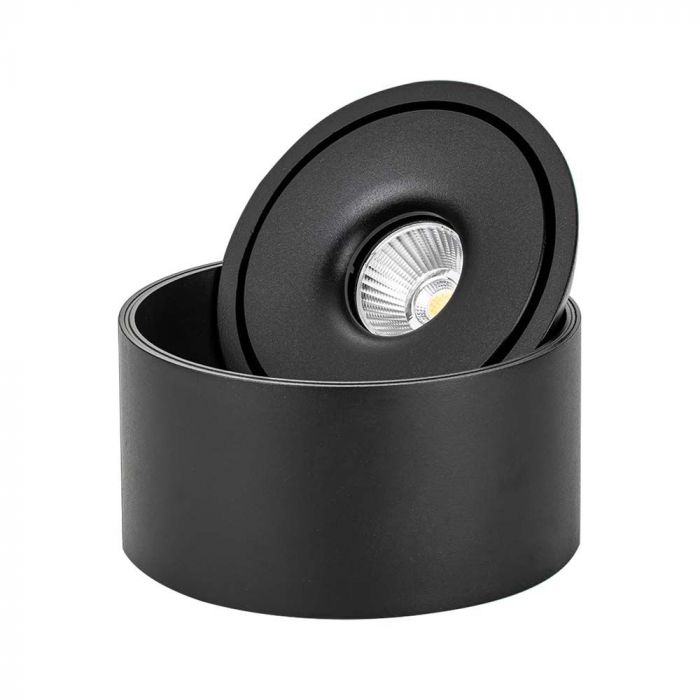 LED SURFACE COB DOWNLIGHT 28W 3IN1 2500lm 25° 178x87mm BLACK