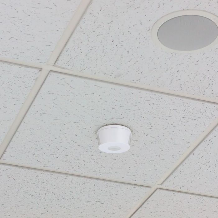 LED INFRARED MOTION SENSOR CEILING 360'D 30m 2000W Max 103x53.5mm WHITE IP20