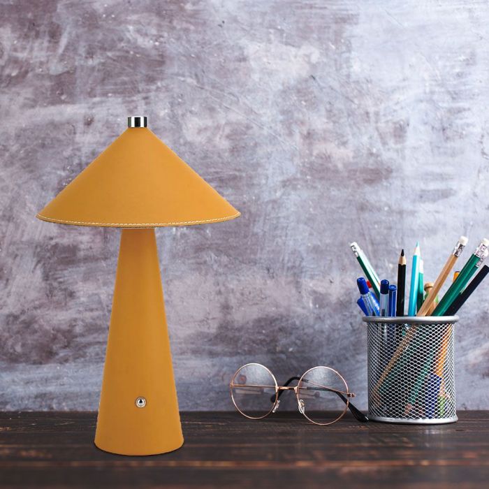 LED TABLE LAMP TOUCH DIMMABLE/RECHARGEABLE 3W 240lm 3IN1 200x330mm YELLOW