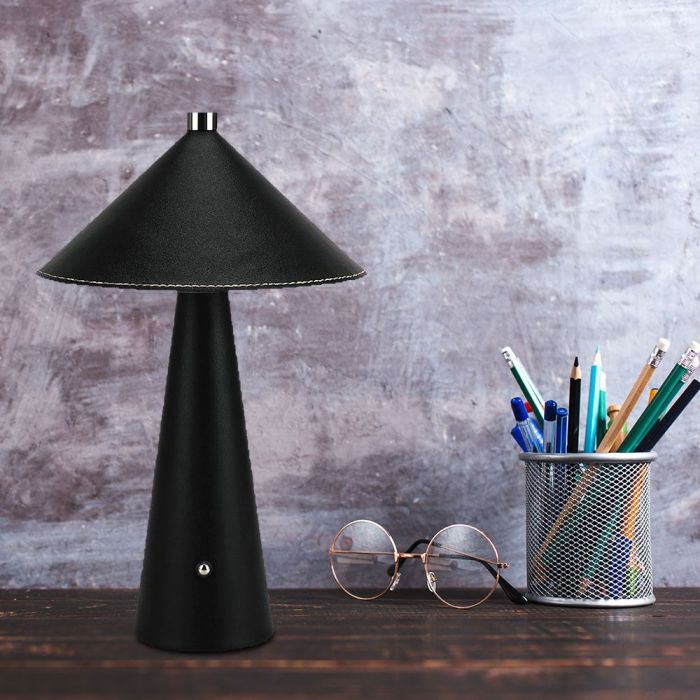 LED TABLE LAMP TOUCH DIMMABLE/RECHARGEABLE 3W 240lm 3IN1 200x330mm BLACK