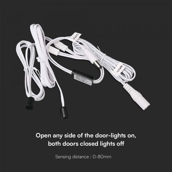 LED 2 HEAD DOOR SENSOR MAX LOAD 60W RECESSED/SURFACE (8mm)