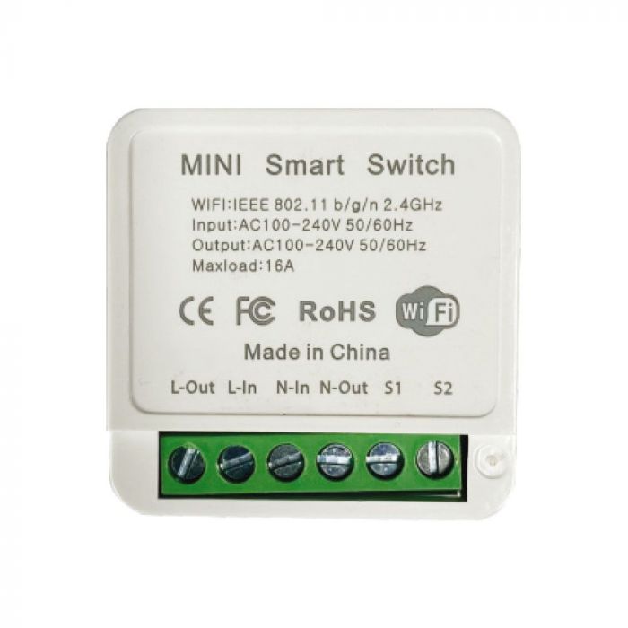 LED MINI ON-LINE SWITCH 2 GANG Max150W 42.6x42.6x20mm