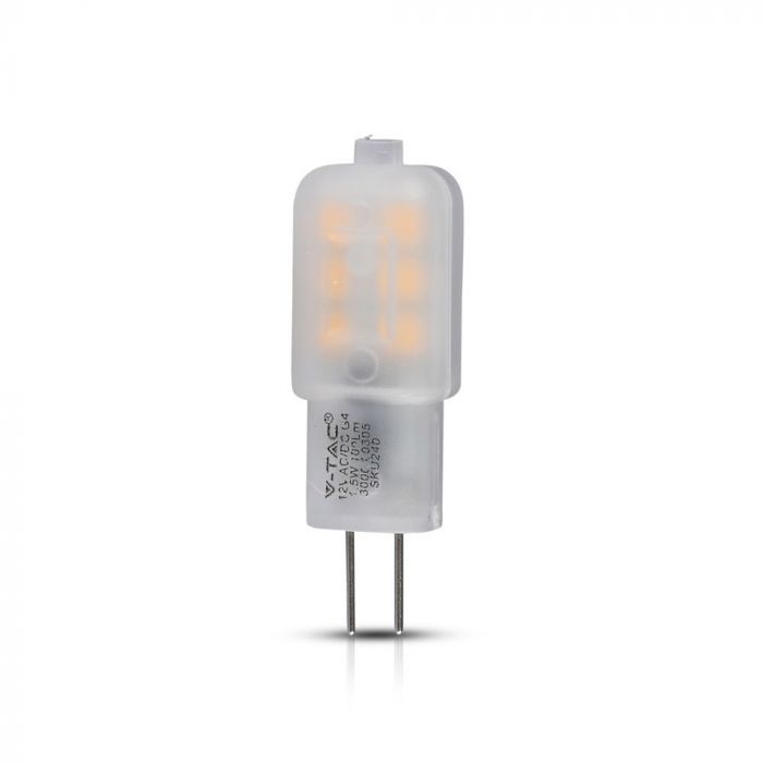 LED G4 LAMP 1.5W CW 100lm 12V 300° 12X38.5 PLASTIC SAMSUNG CHIP