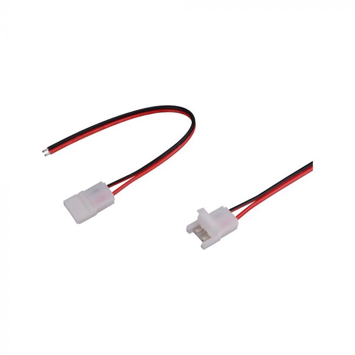 LED STRIP CONNECTOR - DRIVER TO SINGLE COLOR STRIP 10mm 3-30V SINGLE HEAD