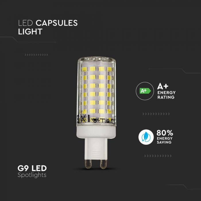 LED G9 LAMP 7W DL 650lm 300° 23X70