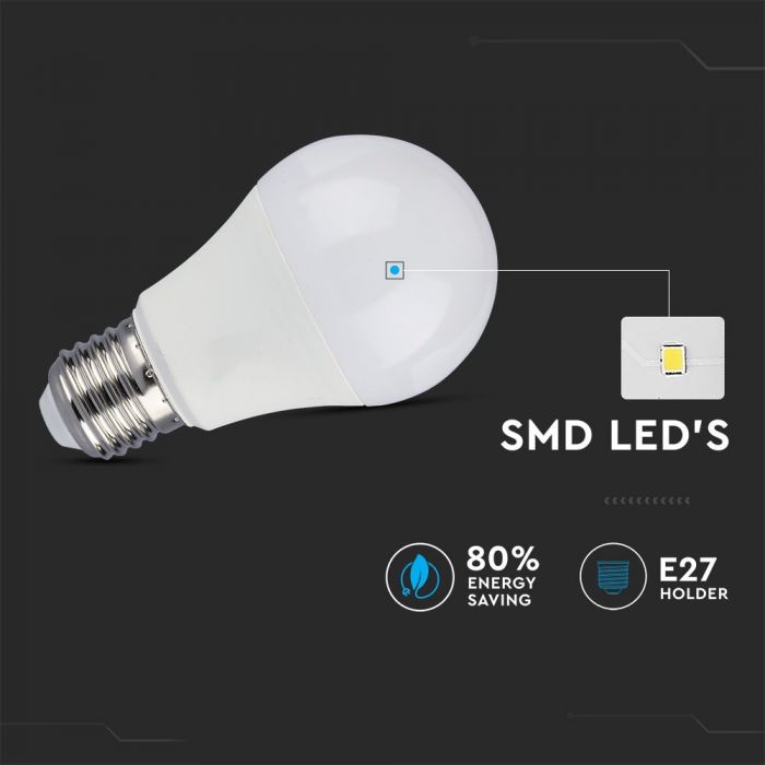 LED E27 LAMP 9W WW 806lm 200° 60X112 WITH MICROWAVE SENSOR