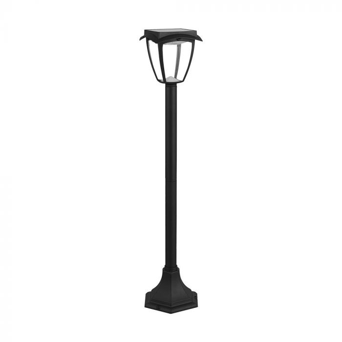 LED SOLAR LAWN LAMP MATT BLACK WW+CW 110Lm 170° 175x175x92 IP44