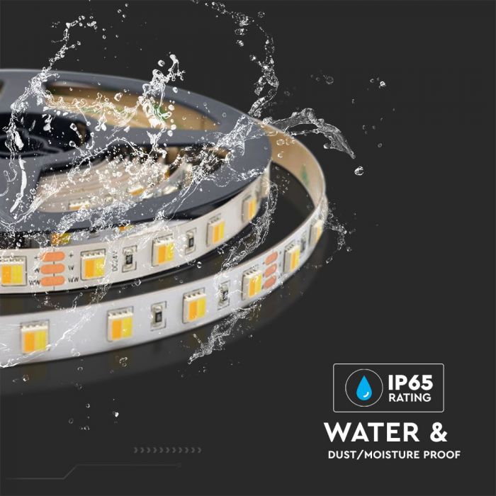 LED STRIP LIGHT SMD 120LEDs CCT 3IN1 1500Lm 14W/M 24V IP65