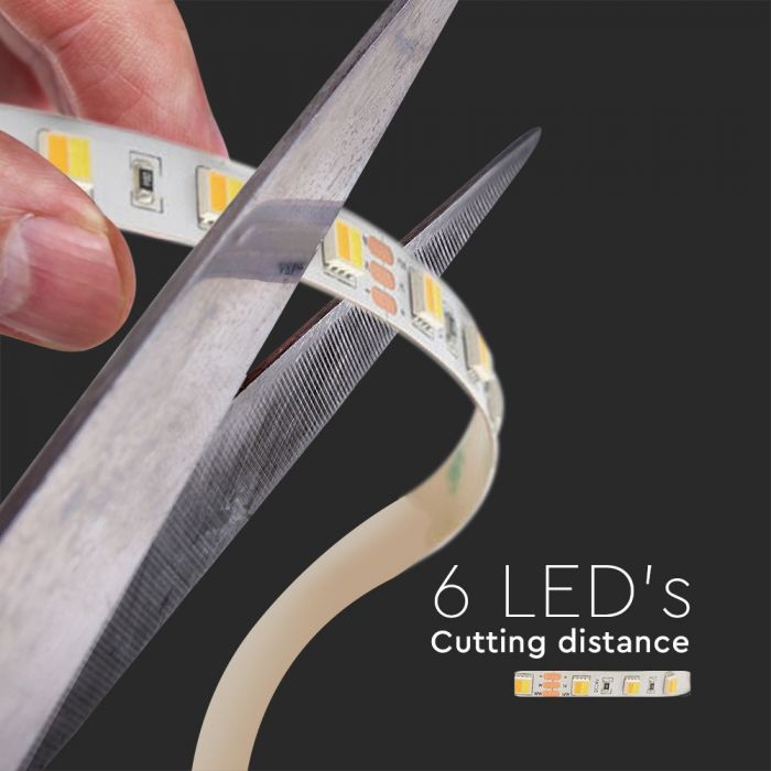 LED STRIP LIGHT SMD 120LEDs CCT 3IN1 1500Lm 14W/M 24V IP65