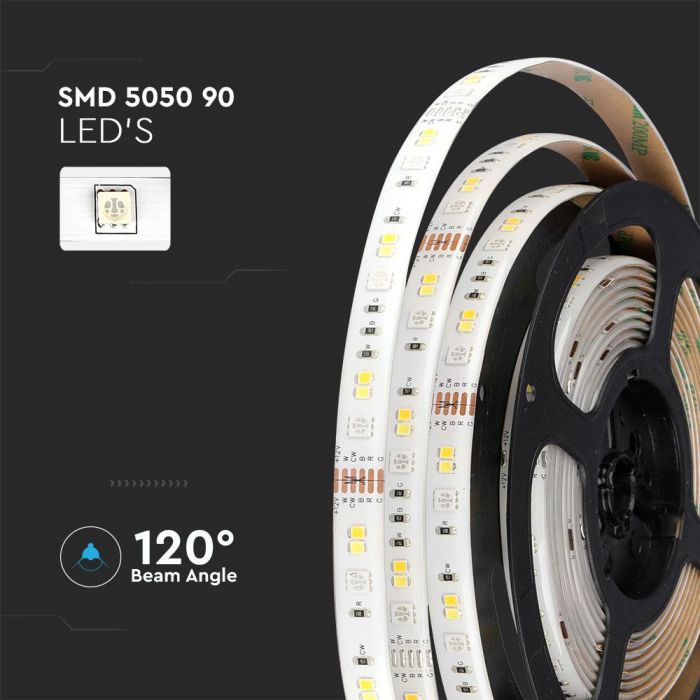 LED STRIP LIGHT KIT RGB+3IN1 WIFI SMART 5050 SMD 1200Lm 15W/M 12V IP65