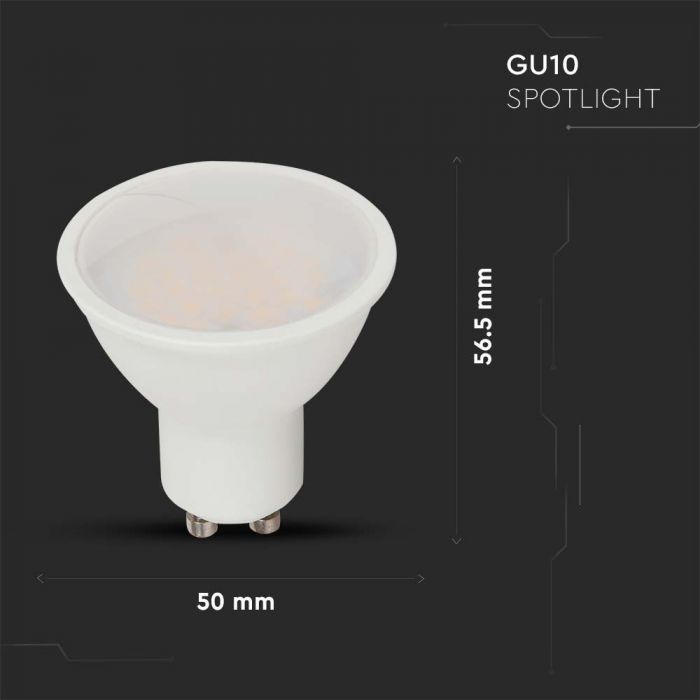 LED GU10 LAMP COMPATIBLE WH AMAZON ALEXA + GOOGLE HOME 4.8W RGB+WW+CW