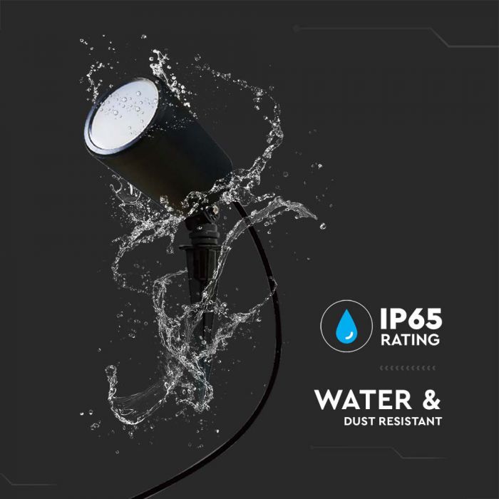 LED 3*7W WIFI LED SPIKE LIGHT 3IN1+RGB IP65 BLACK