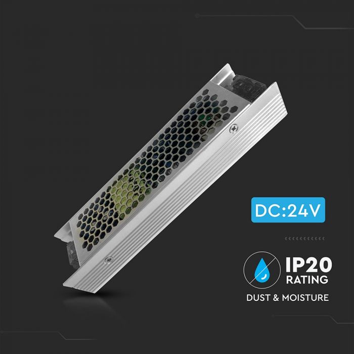 LED POWER SUPPLY 120W 5A SLIM 190X50X31 24V