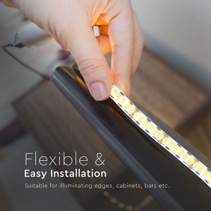 LED STRIP LIGHT 2835 SMD 240LEDs CW 24V 18W/1500lm/M (10M) CRI 95+