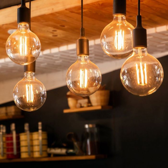 LED E27 PENDANT LAMP HOLDER 1M BLACK