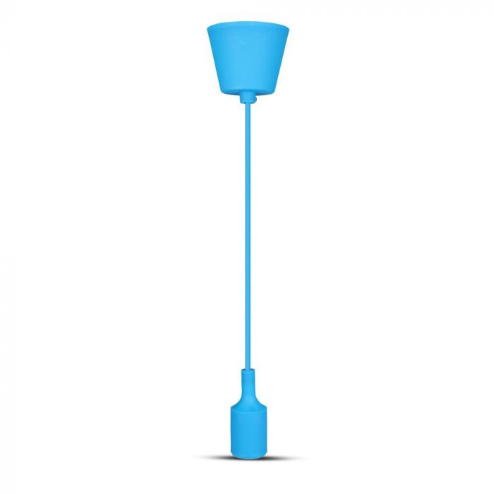 LED E27 PENDANT LAMP HOLDER 1M BLUE