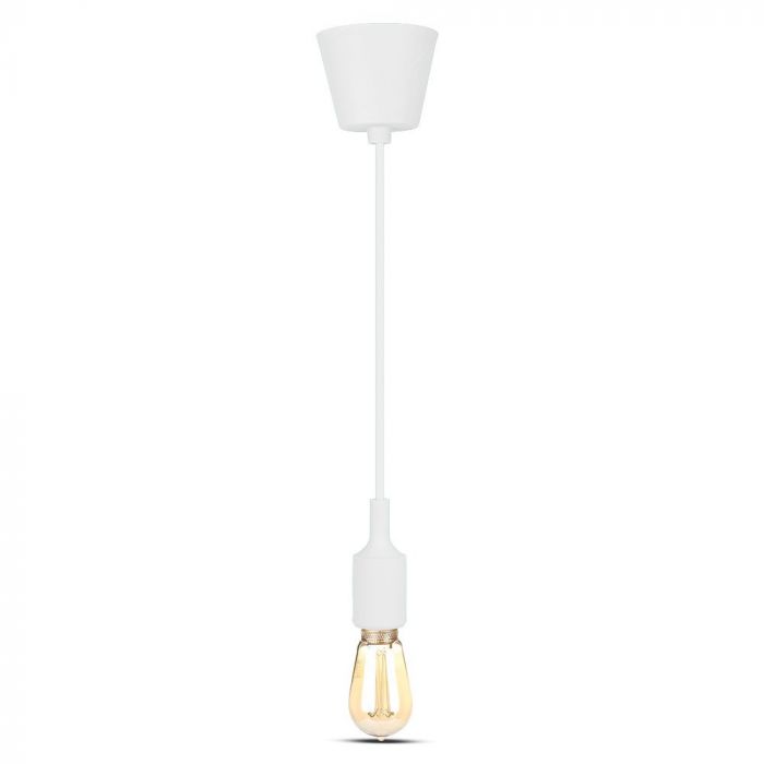 LED E27 PENDANT LAMP HOLDER 1M WHITE