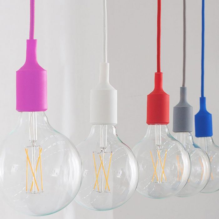 E27 Pendant Holder Red