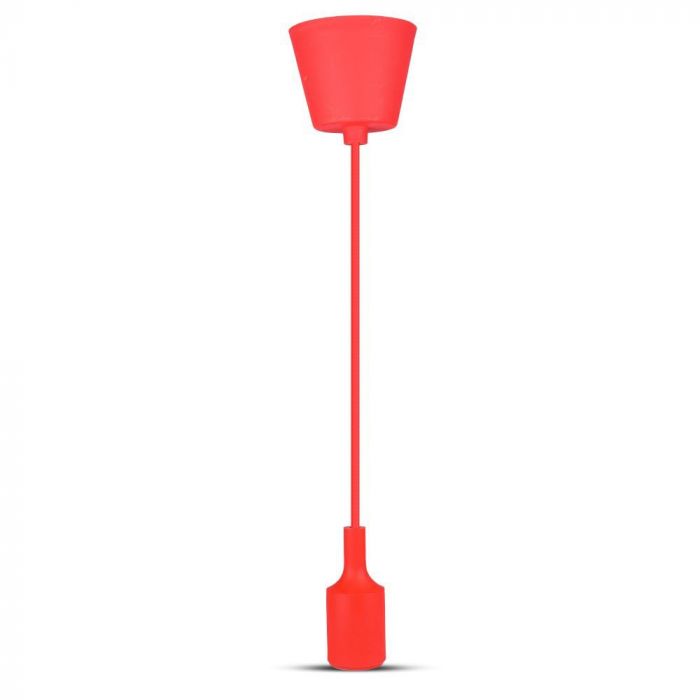 LED E27 PENDANT LAMP HOLDER 1M RED