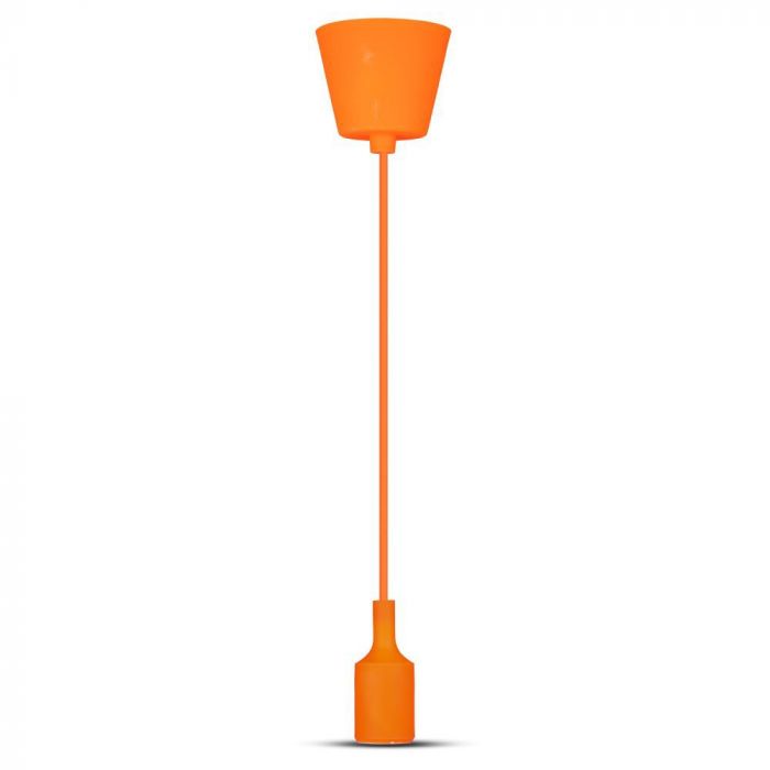 LED E27 PENDANT LAMP HOLDER 1M ORANGE