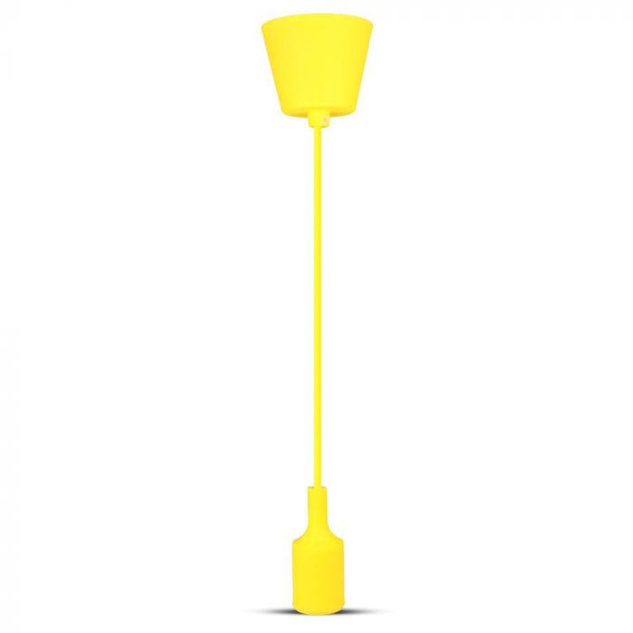 LED E27 PENDANT LAMP HOLDER 1M YELLOW