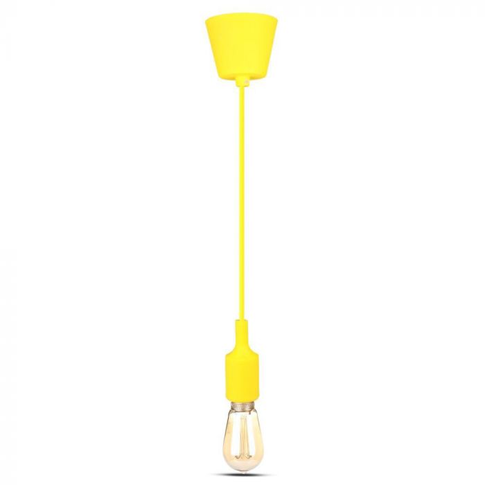 LED E27 PENDANT LAMP HOLDER 1M YELLOW