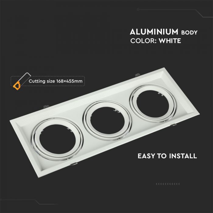 LED 3 X AR111 FITTING