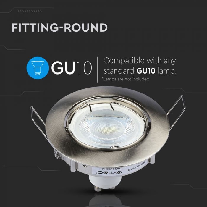LED BRACKET GU10 ROUND Movable SN 82 (74)