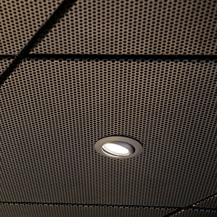 LED BRACKET 1XGU10 ROUND Movable WHITE 100X45 (90)