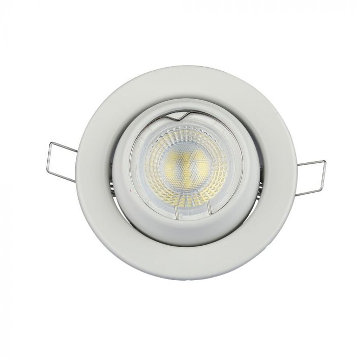 GU10 Housing Changing Angle Round White
