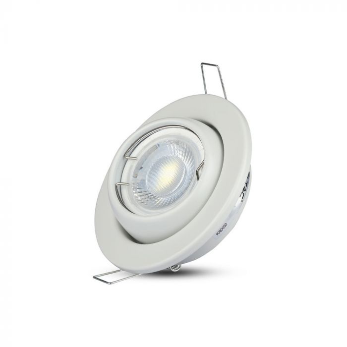 GU10 Housing Changing Angle Round White