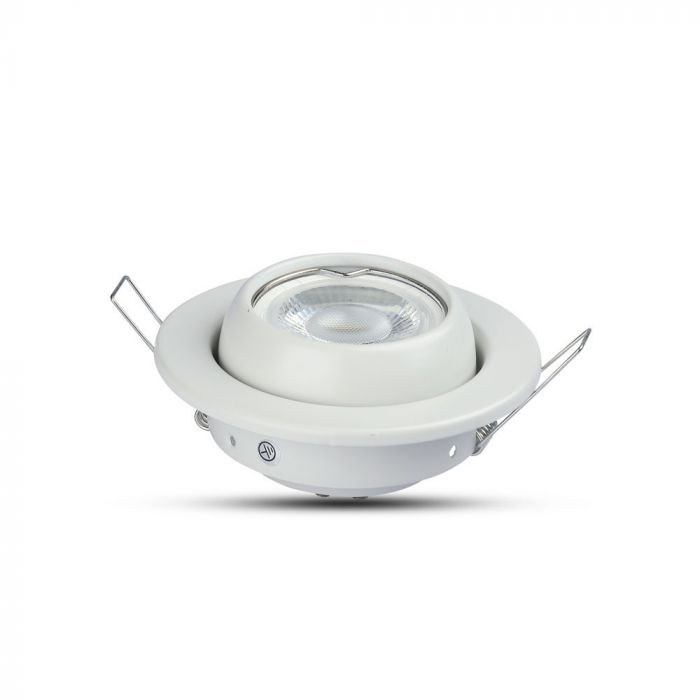 GU10 Housing Changing Angle Round White